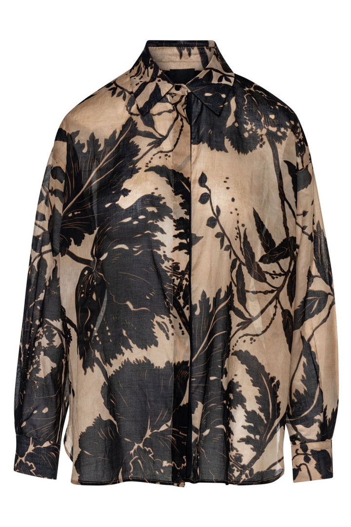 Access 63-7067-0306 Brown Africa Print Shirt
