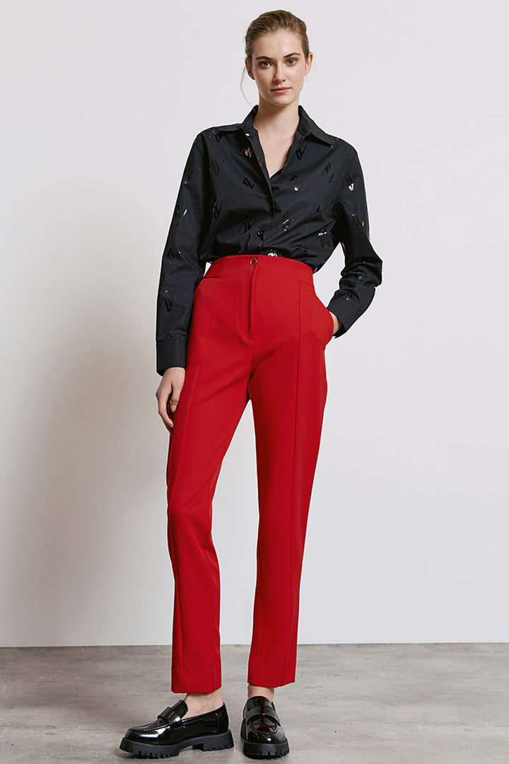 Access Fashion 7061 Black Logo Shirt - Experience Boutique