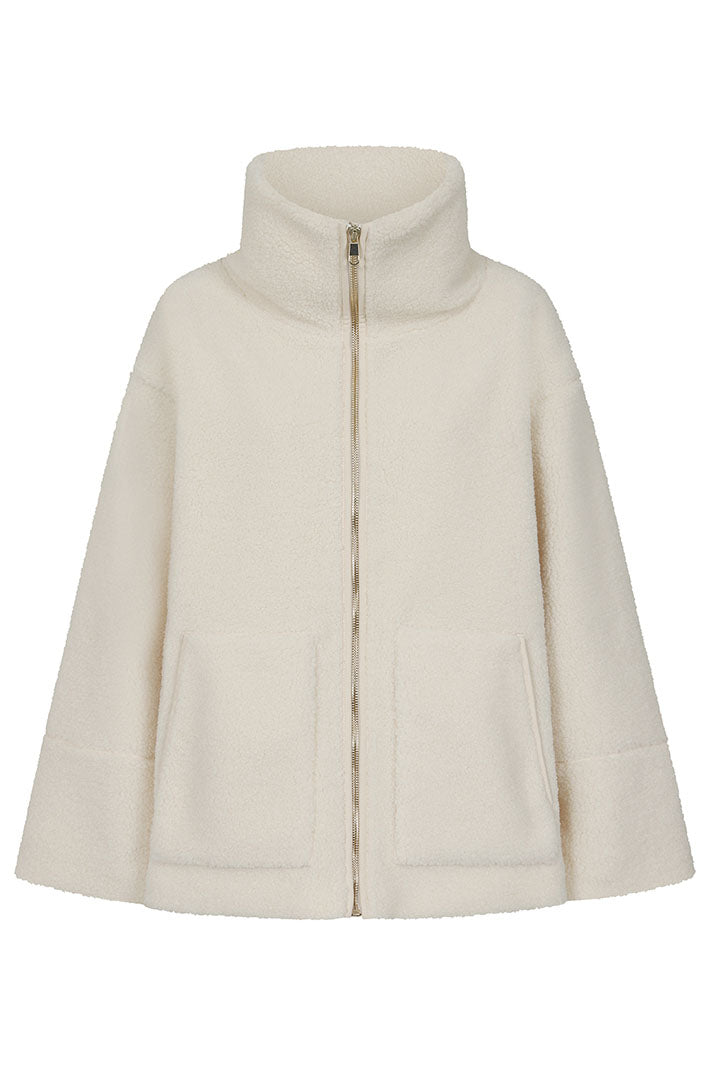 Alice Collins 033A012 Wild Oat Leah Boucle Zip Jacket - Experience Boutique