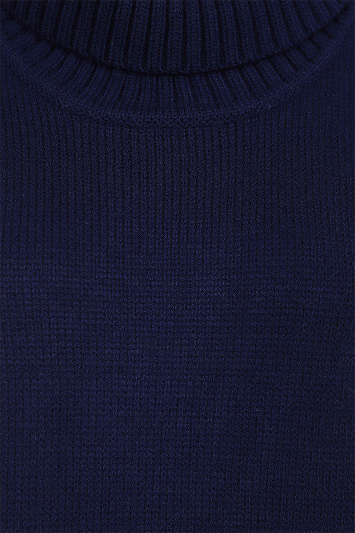 Alice Collins 033A252 Wendy Dark Navy Knitted Polo Tank Top - Experience Boutique