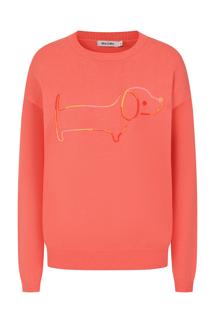 Alice Collins 036S548 Fiesta Sausage Dog Jumper