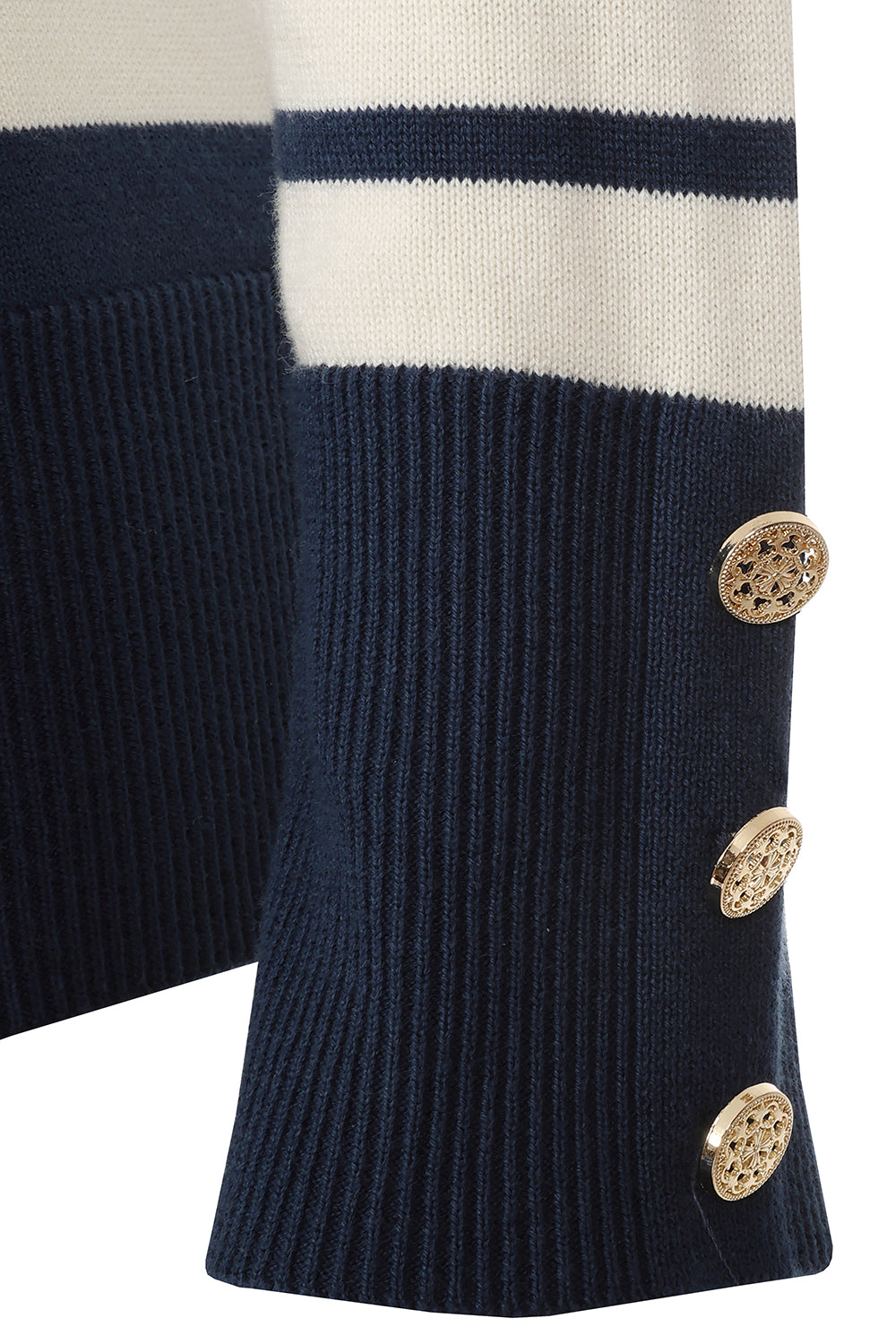 Alice Collins 036S632 Jemima Rich Navy Wild Oat Jumper
