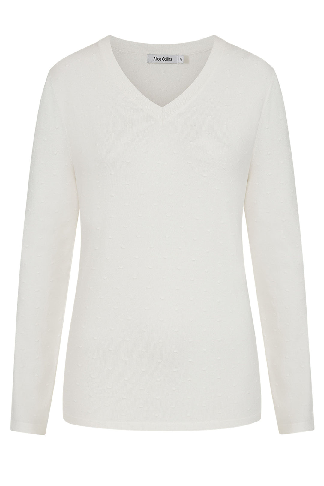 Alice Collins Jumper Ida White 034S132 - Experience Boutique