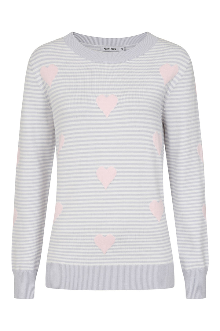 Alice Collins Jumper Lola Dusky Grey 034S118 - Experience Boutique