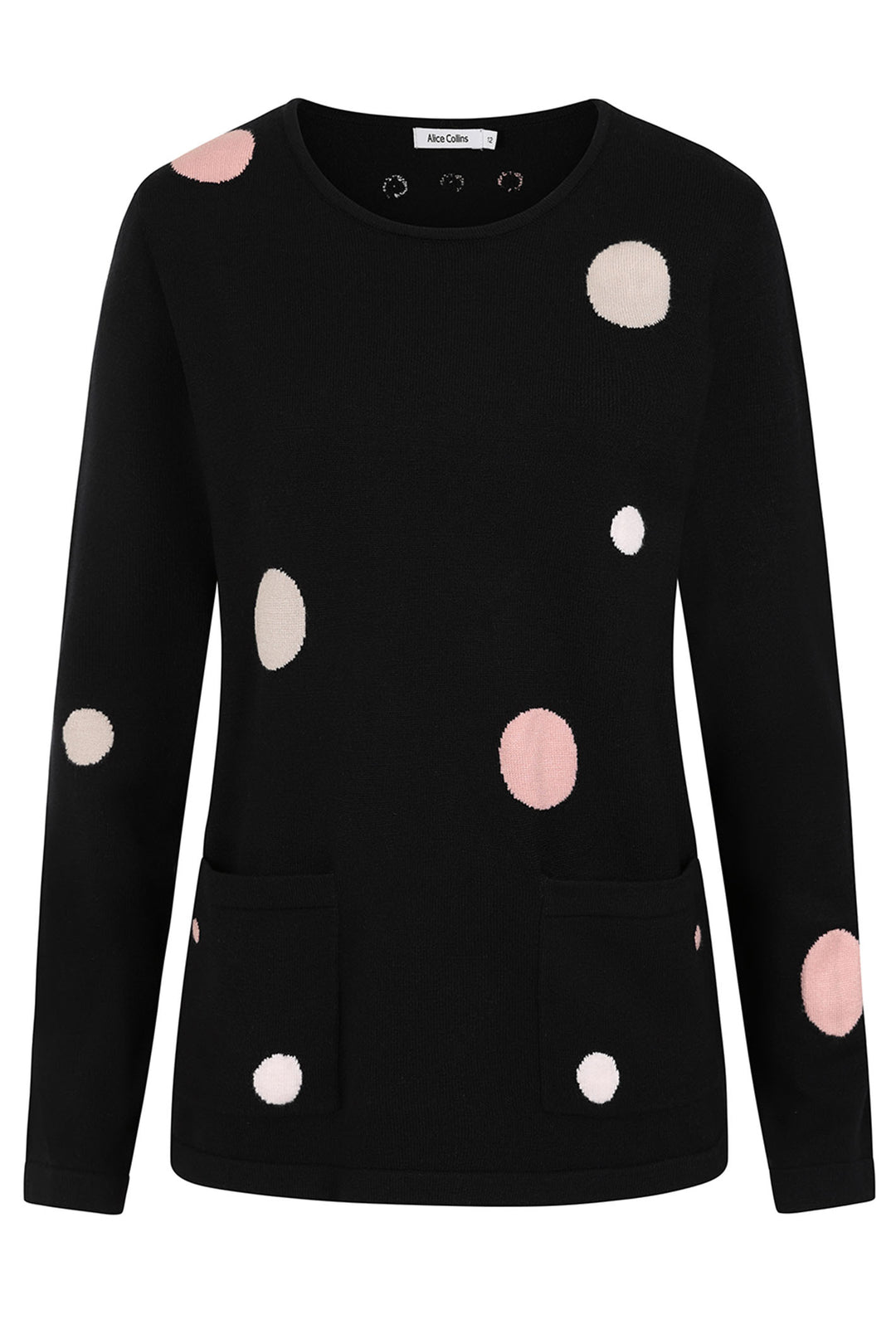 Alice Collins Jumper Nicola Black 034S108 - Experience Boutique