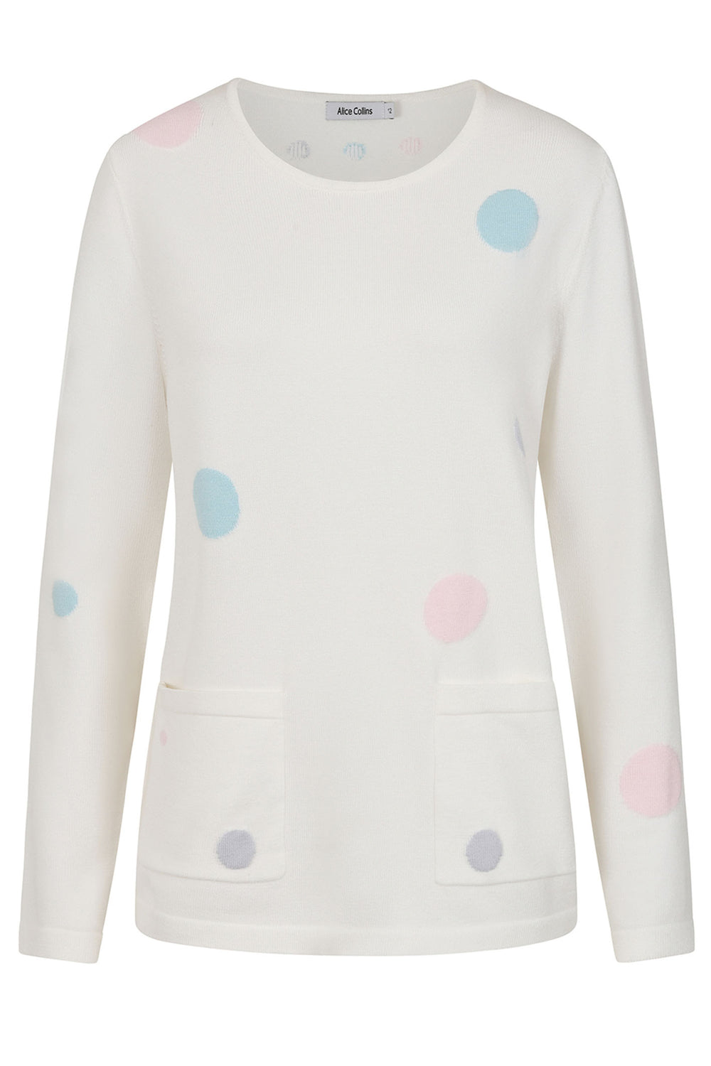 Alice Collins Jumper Nicola White 034S108 - Experience Boutique