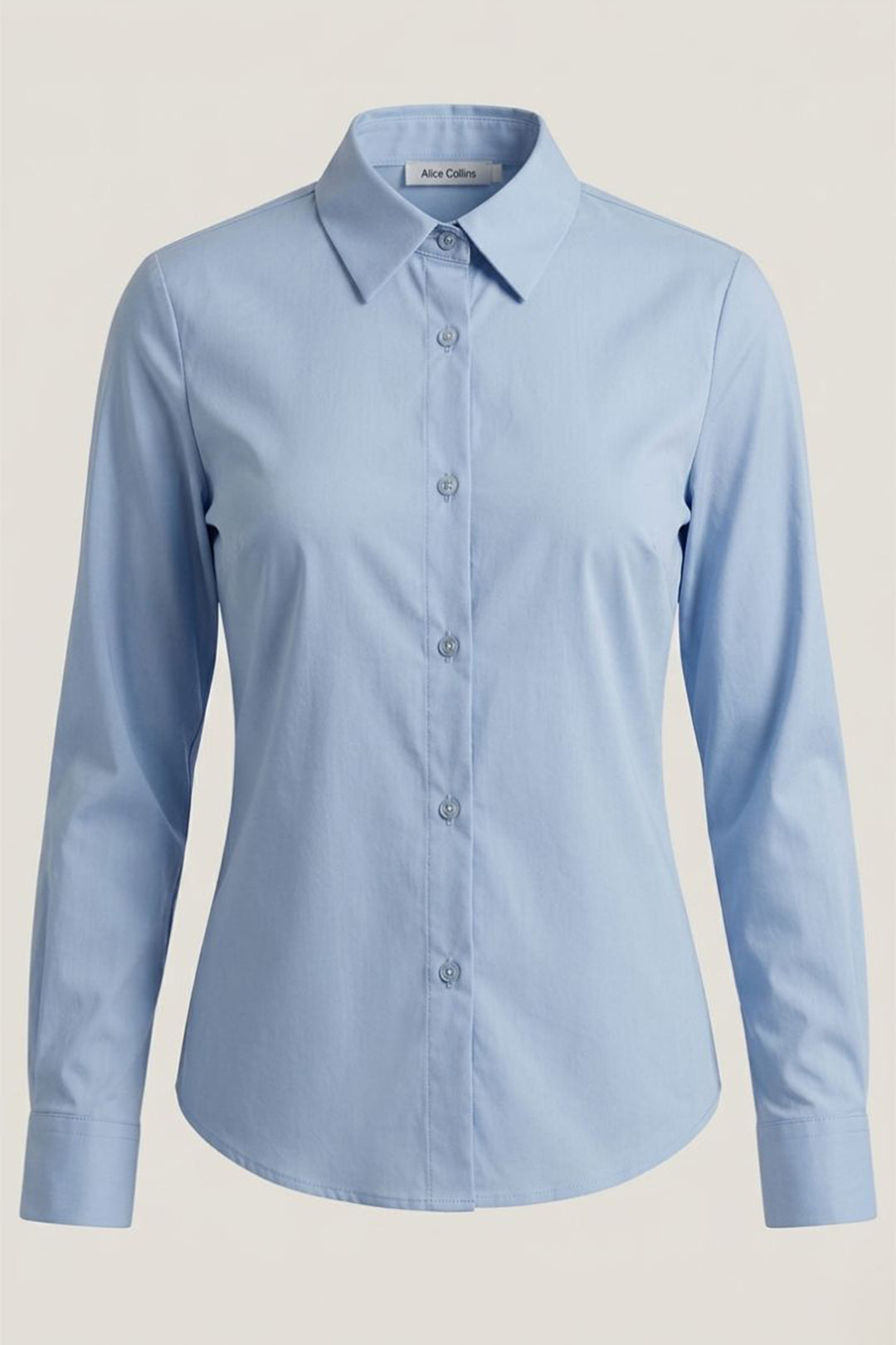Alice Collins Kim Blue Smoke Shirt 037A318, front packshot