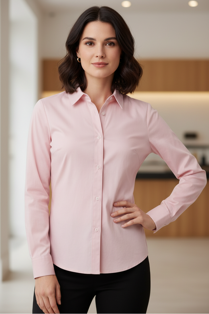 Alice Collins Kim Powder Pink Shirt 037A318