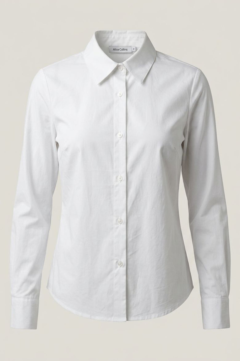 Alice Collins Kim White Shirt 037A318, front packshot