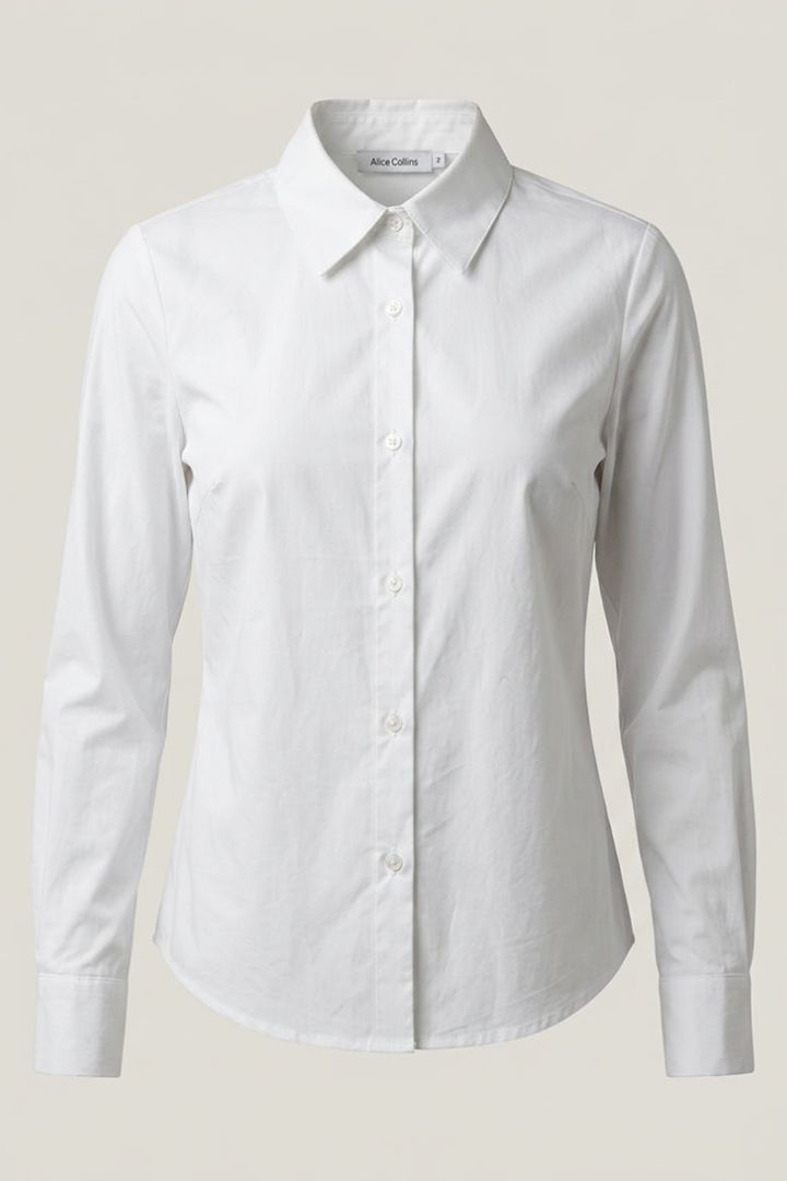 Alice Collins Kim White Shirt 037A318, front packshot