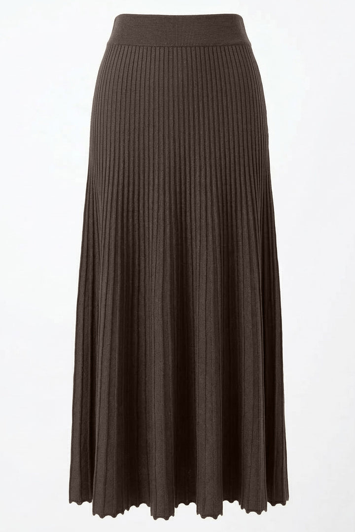 Alice Collins Maggie Chocolate Chip Brown Skirt 037A115, front packshot