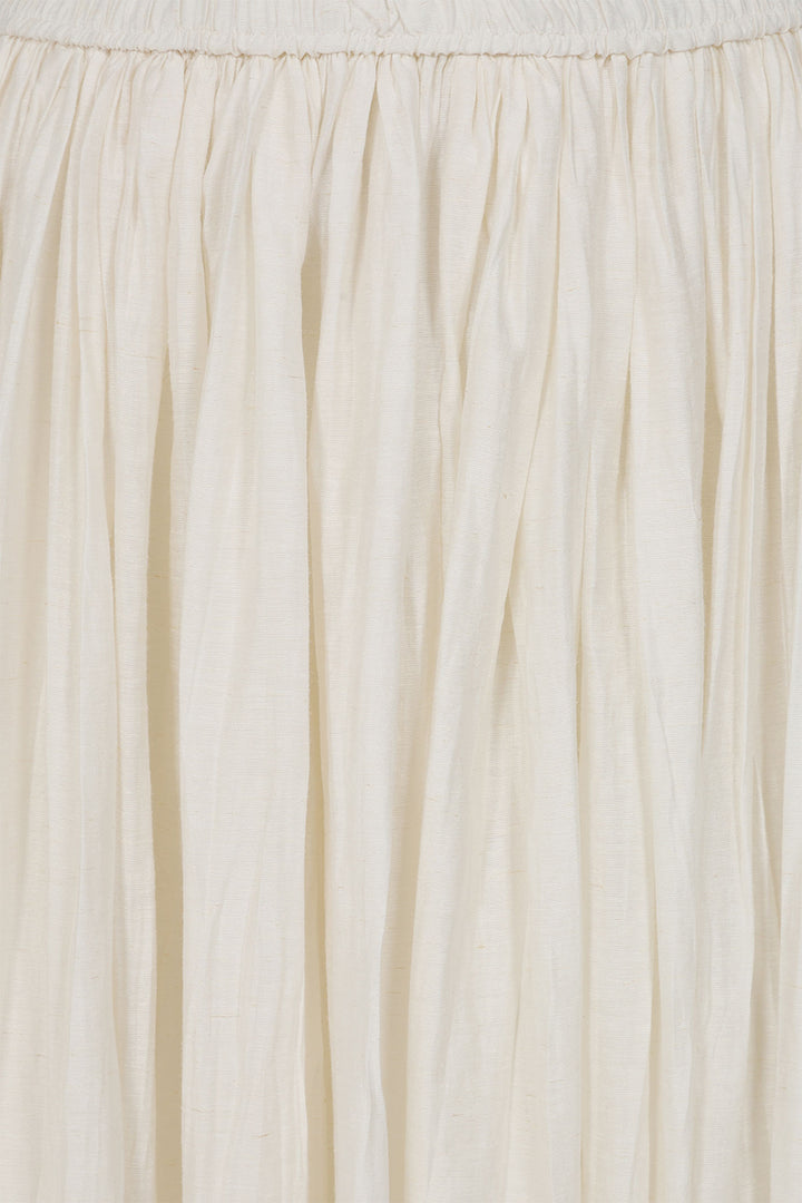 Alice Collins Skirt Savannah White 034S442 - Experience Boutique