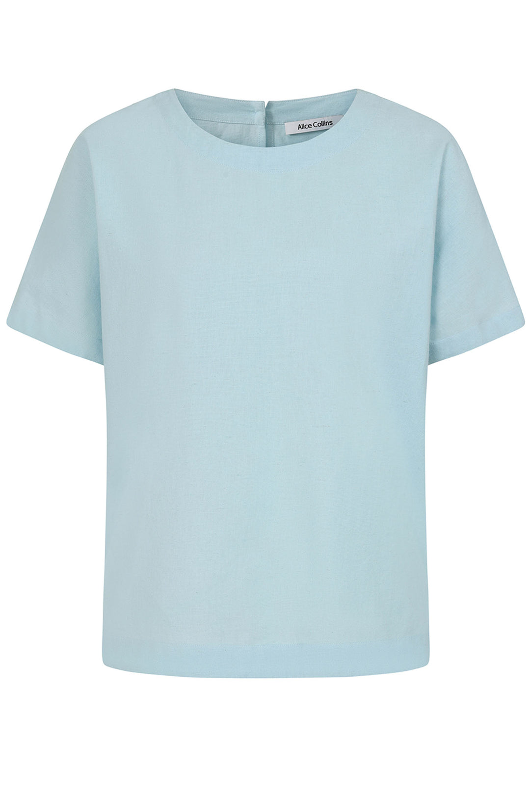 Alice Collins Top Rose Plain Chalk Blue 034S312 - Experience Boutique