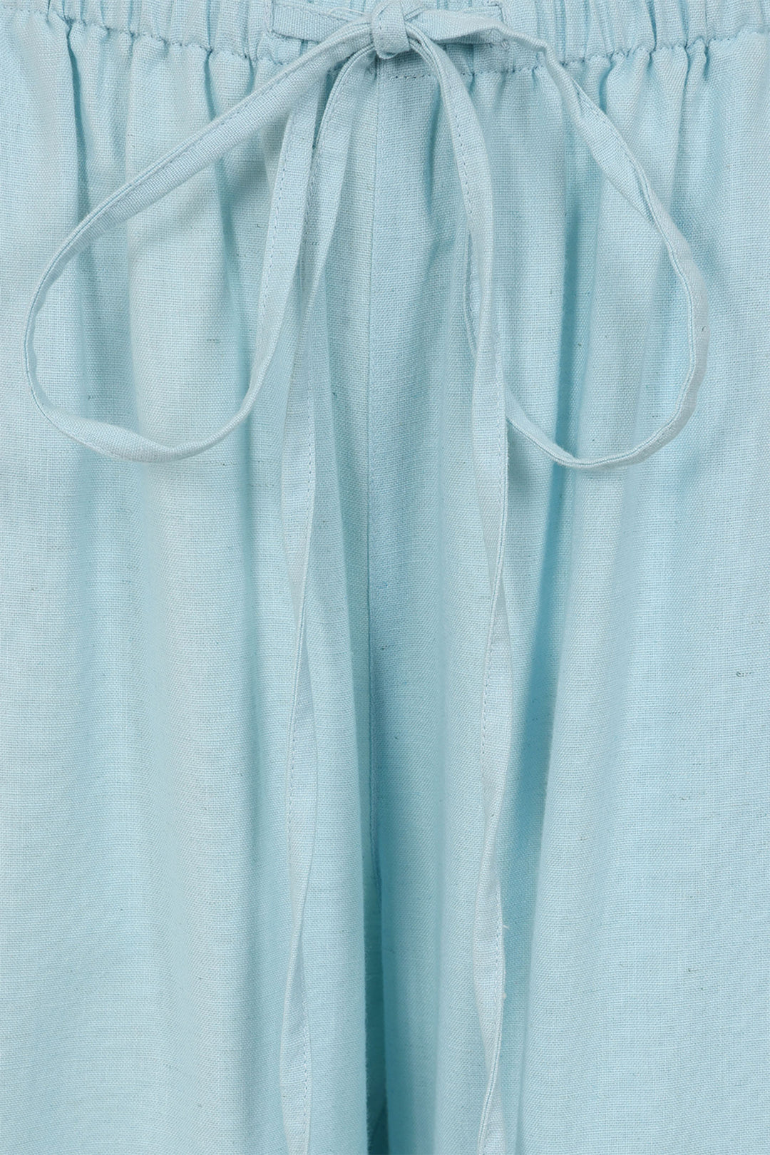 Alice Collins Trousers Rose Plain Wide Leg Chalk Blue 034S316 - Experience Boutique