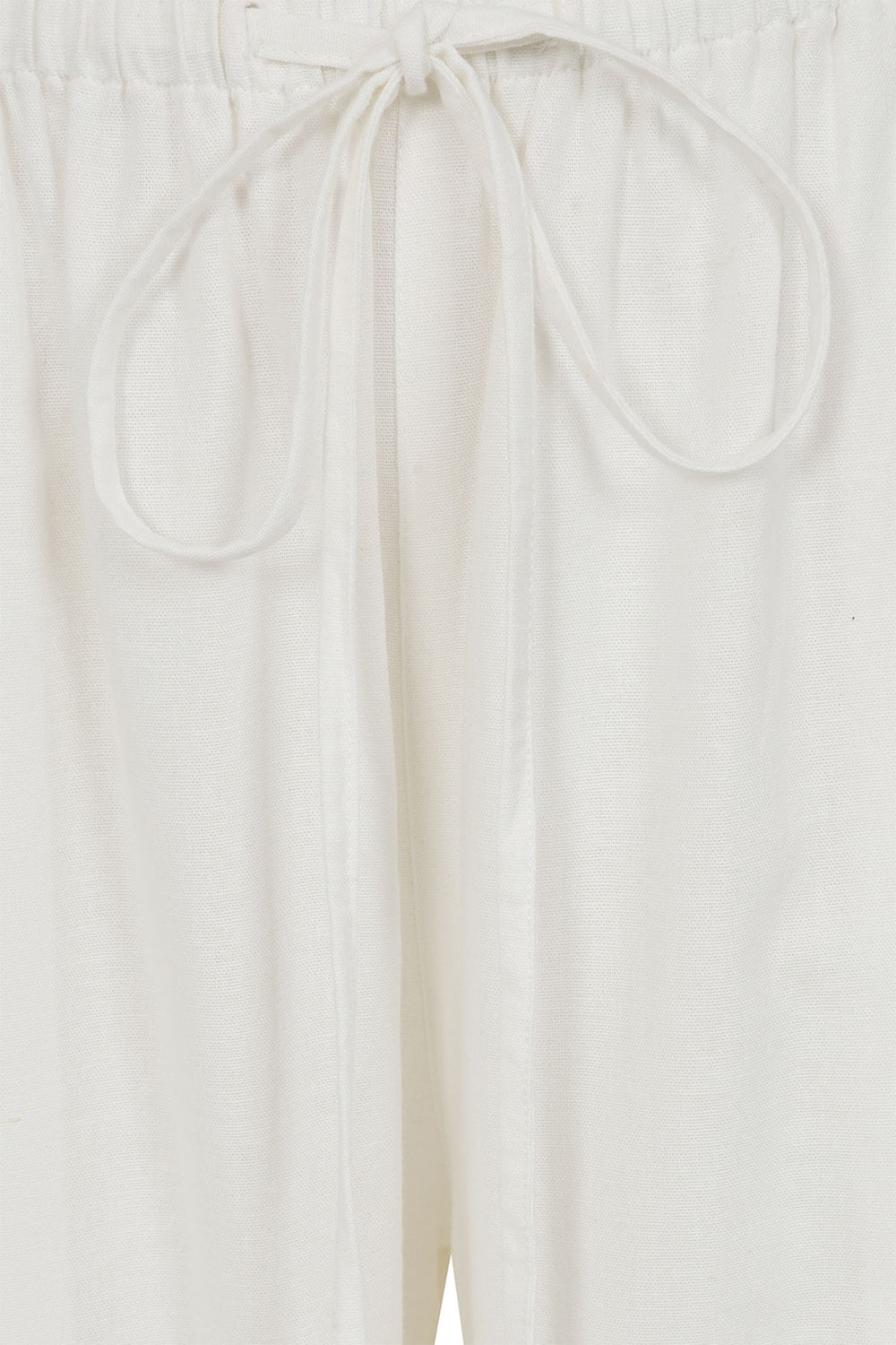 Alice Collins Trousers Rose Plain Wide Leg White 034S316 - Experience Boutique