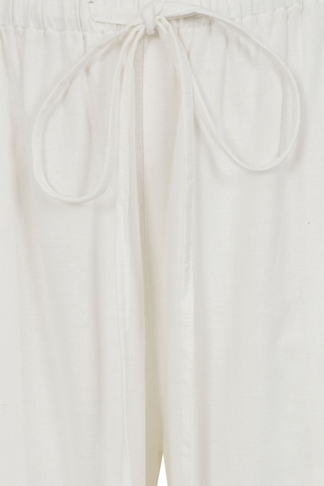 Alice Collins Trousers Rose Plain Wide Leg White 034S316 - Experience Boutique
