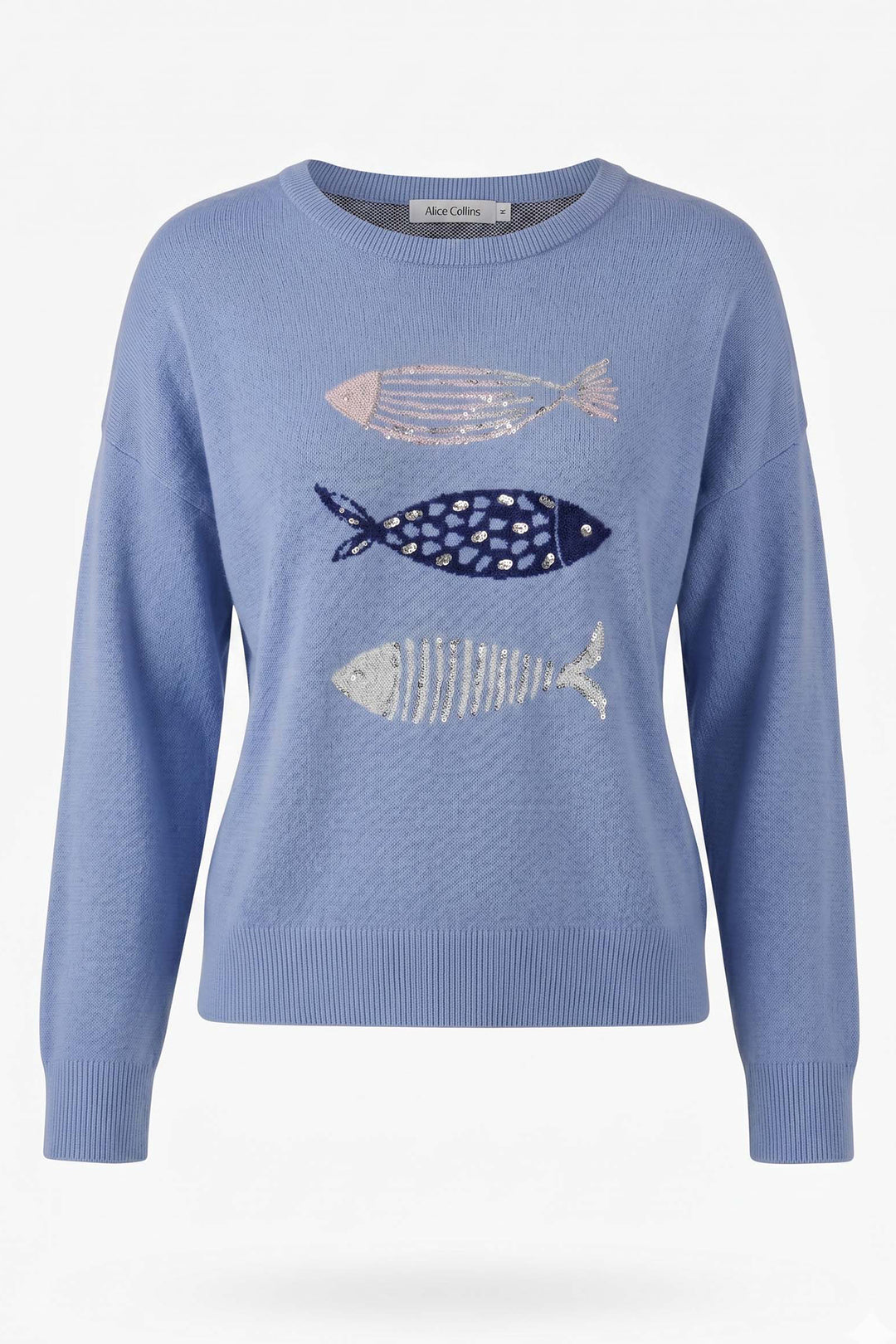 Alice Collins Verna Blue Smoke Jumper 037A282, front packshot