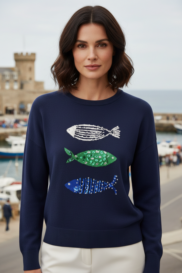 Alice Collins Verna Rich Navy Jumper 037A282