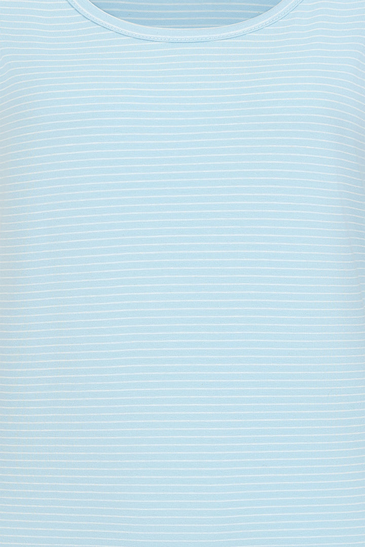 Alice Collins Vest Perfect Striped Chalk Blue White 034S016 - Experience Boutique