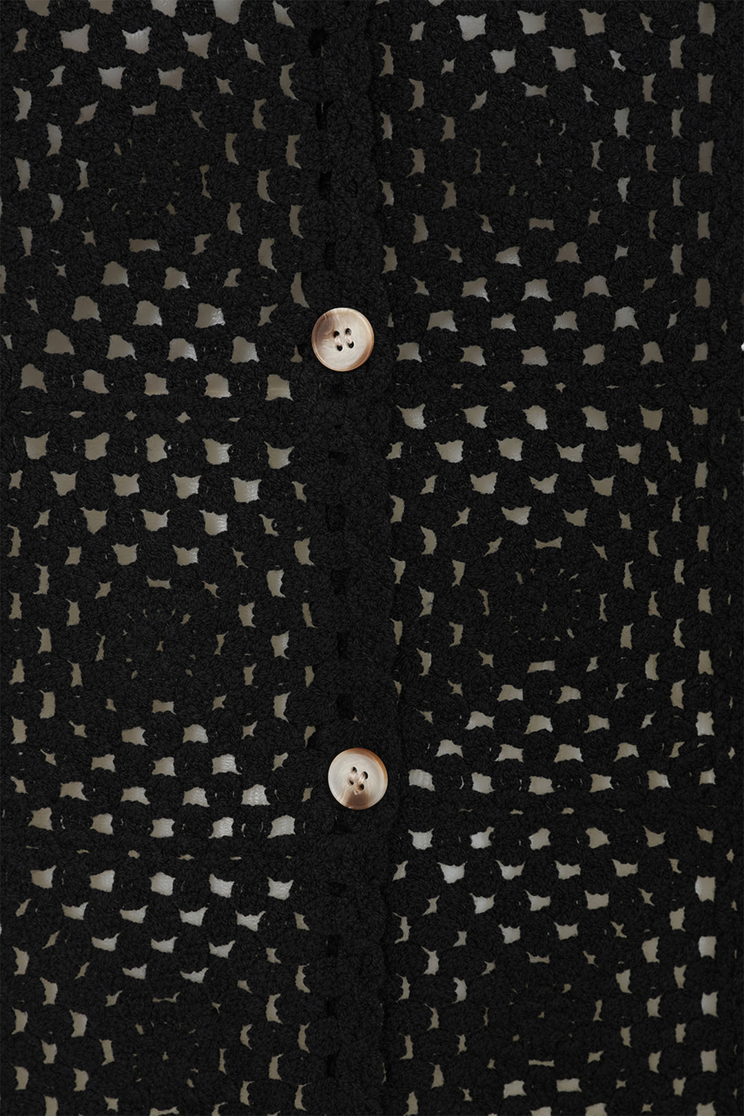 Alice Collins Waistcoat Nadia Crochet Black 034S144 - Experience Boutique