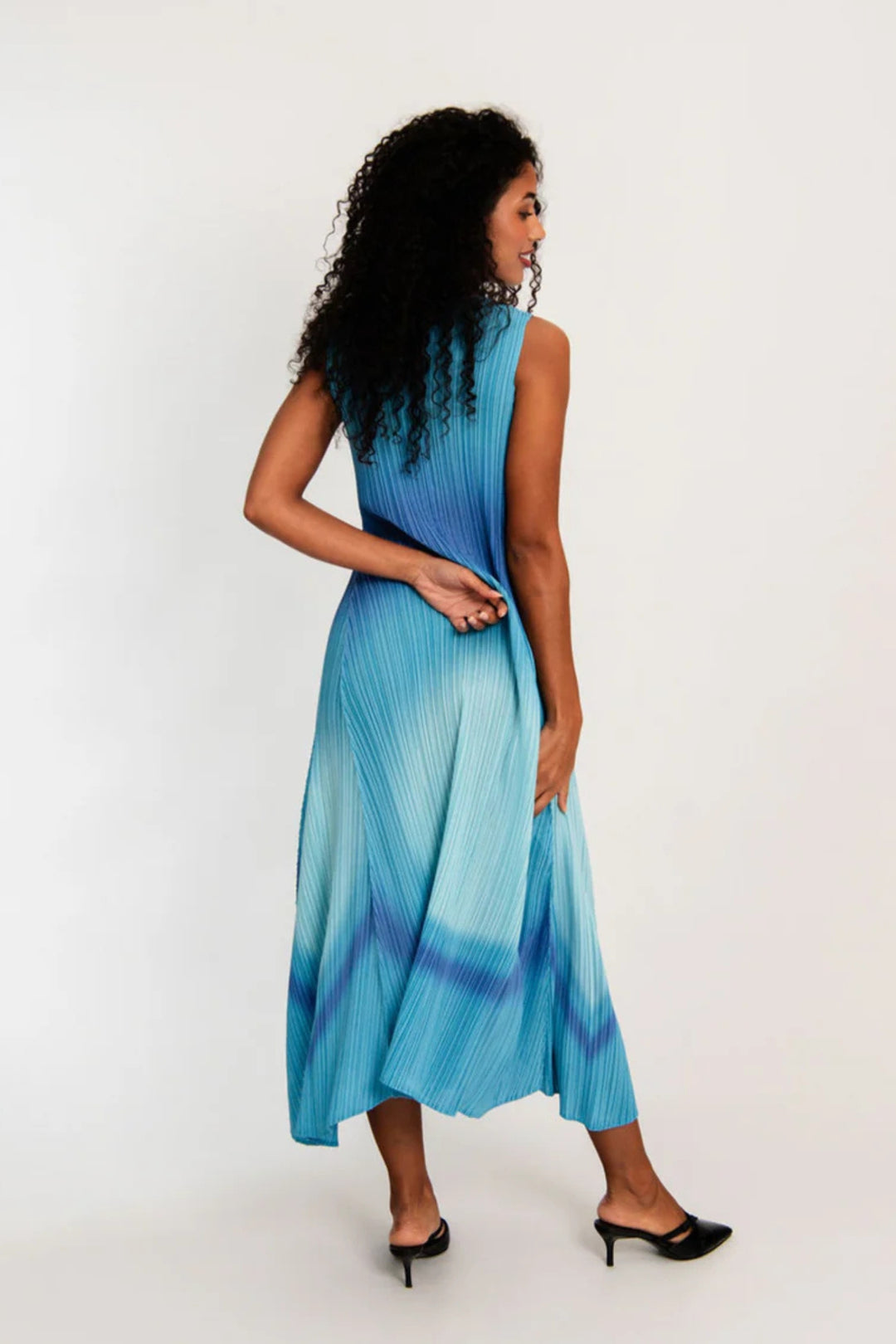 Alquema AD1072L Estrella Blue Purple Maui Dress