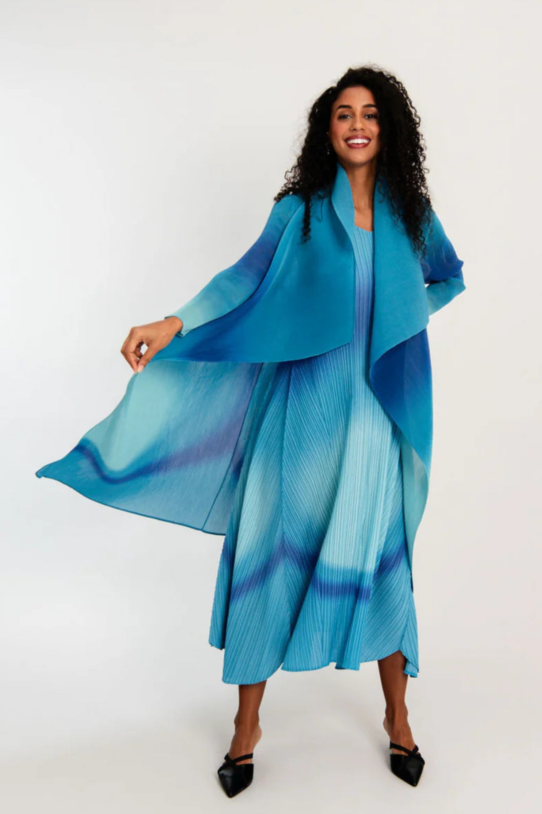 Alquema AD1072L Estrella Blue Purple Maui Dress