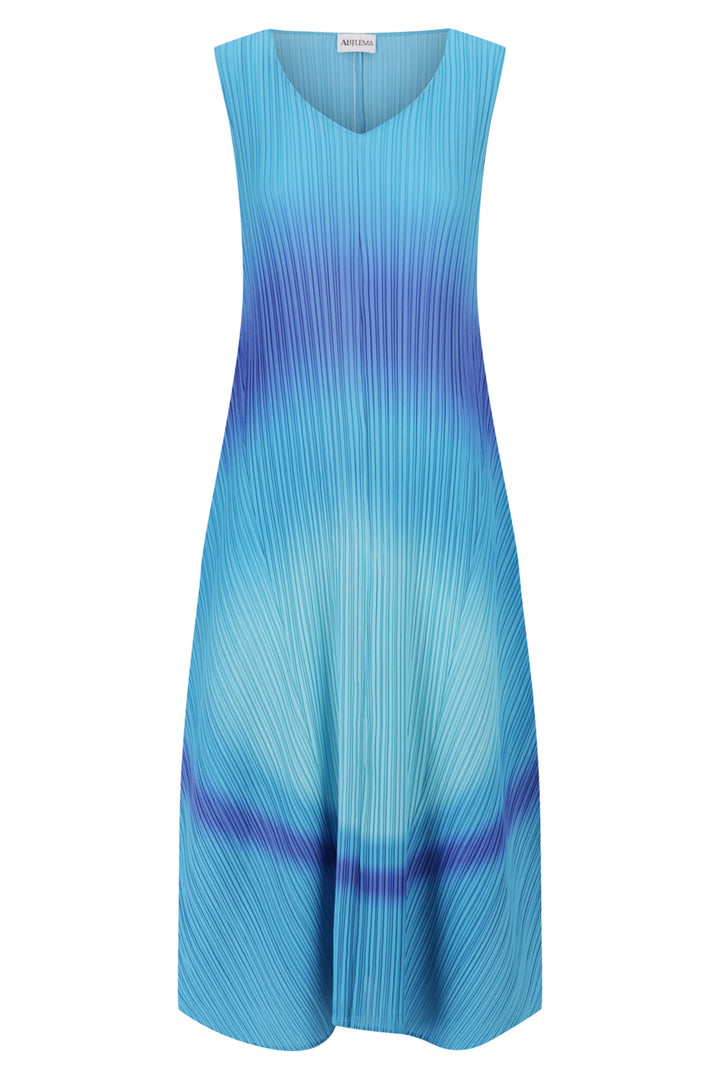 Alquema AD1072L Estrella Blue Purple Maui Dress