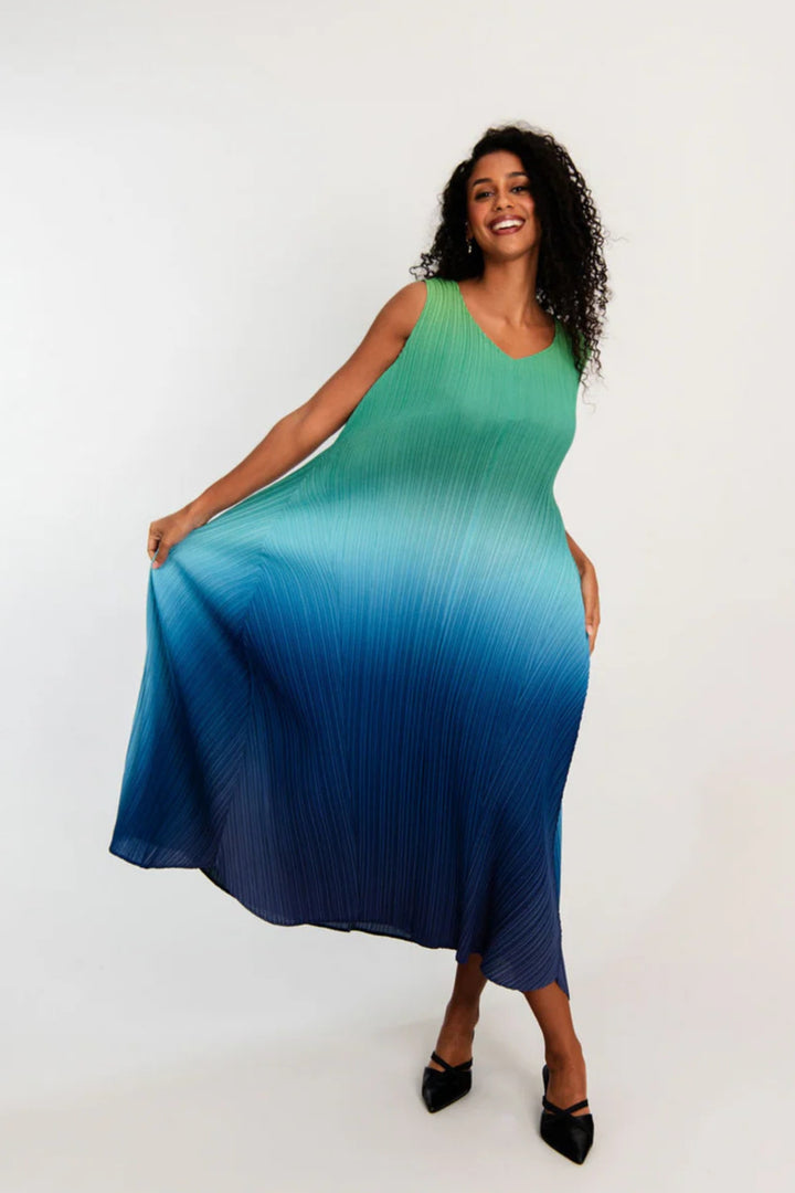 Alquema AD1072L Estrella Rainforest Green Dress