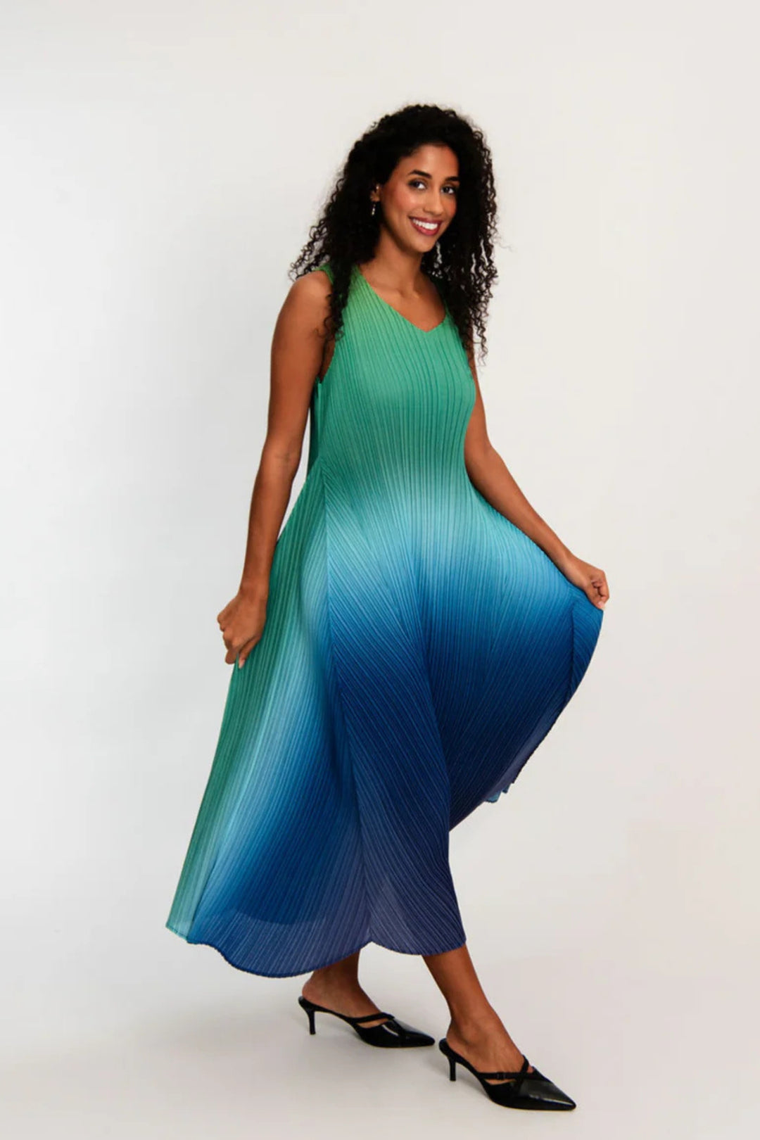 Alquema AD1072L Estrella Rainforest Green Dress