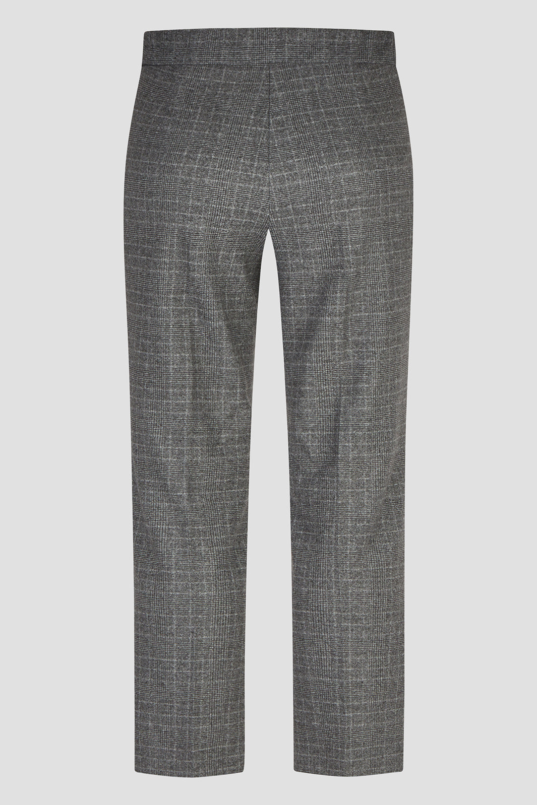 Anna Montana 5667 Rose Grey Check Tweed Trousers, back packshot