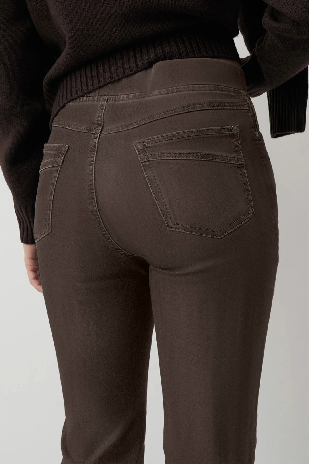 Anna Montana Angelika Coffee Brown Jeans Short at Experience Boutique