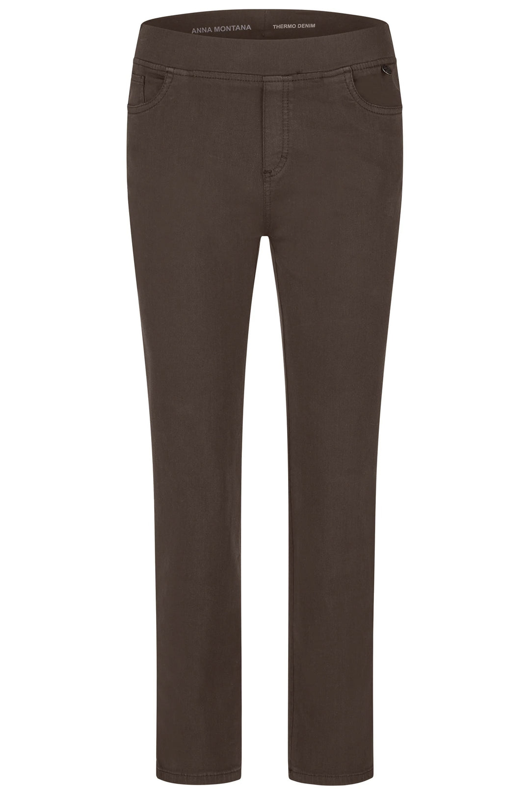 Anna Montana Angelika Coffee Brown Jeans Short at Experience Boutique