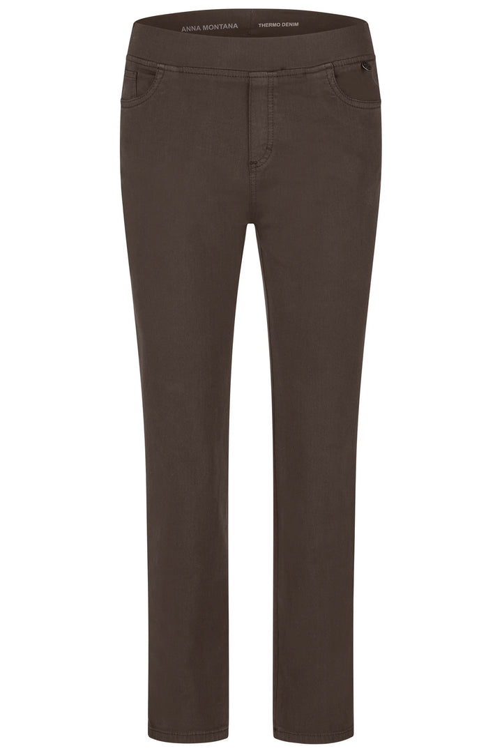Anna Montana Angelika Coffee Brown Jeans Short at Experience Boutique