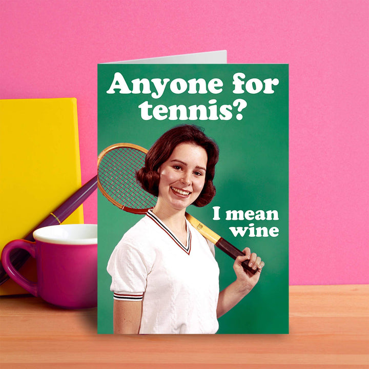 Anyone for Tennis Greeting Card