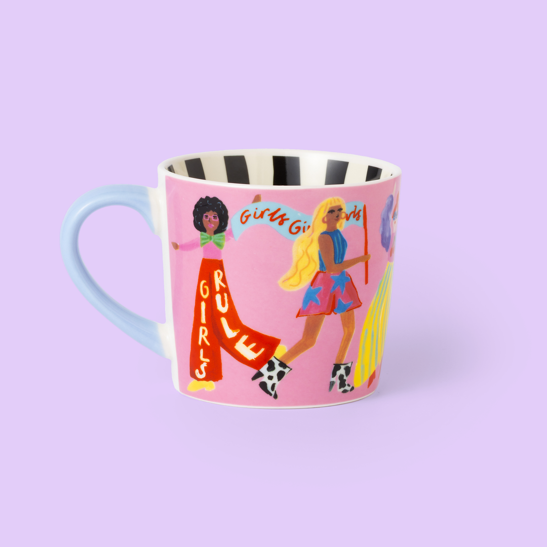 Eleanor Bowmer Girls Rule Mug