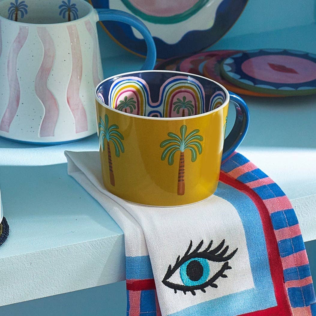 Eleanor Bowmer Electric Coast Palm Tree Mug