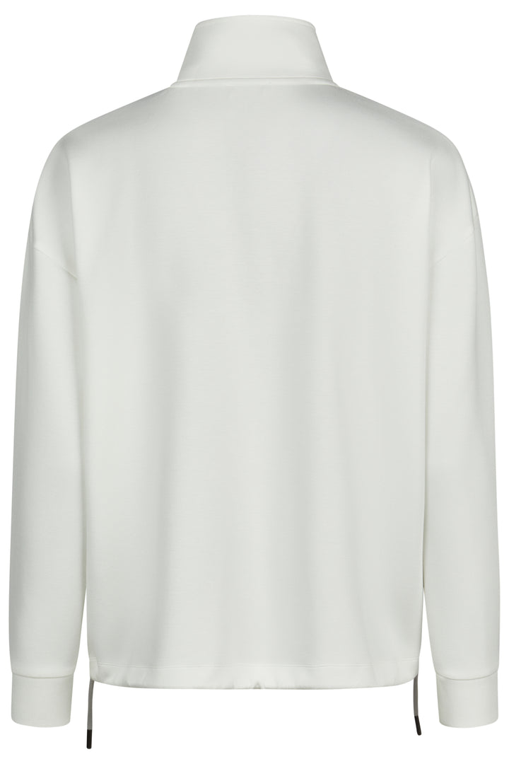 Barbara Lebek 55020062 Offwhite Zip Front Sweat Jacket