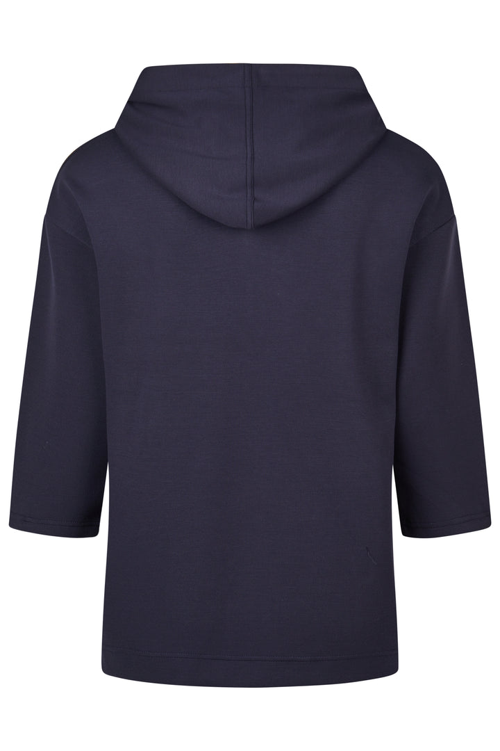 Barbara Lebek 55560062 Navy Hooded Sweatshirt