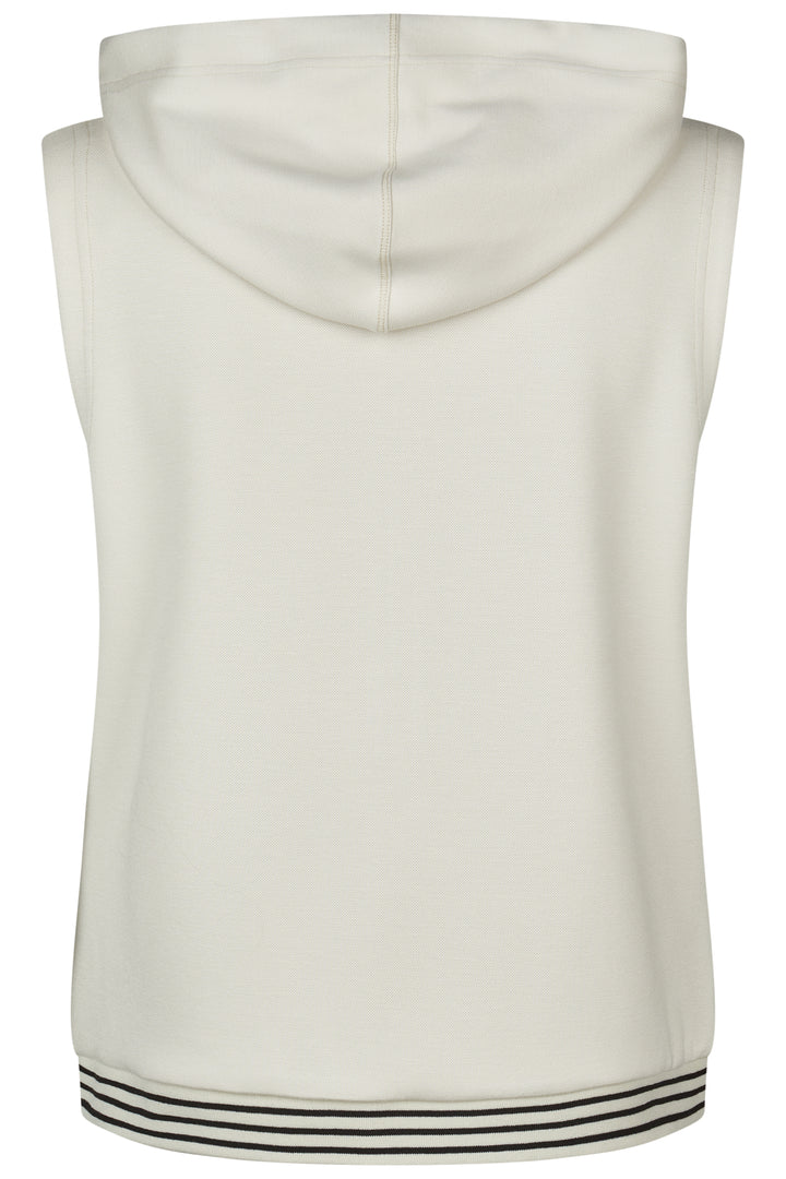 Barbara Lebek 56010062 Ivory Hooded Gilet