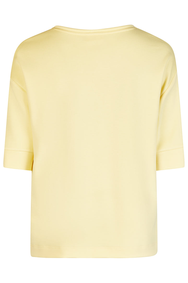 Barbara Lebek 56550062 Sunny Yellow Short Sleeve Sweatshirt