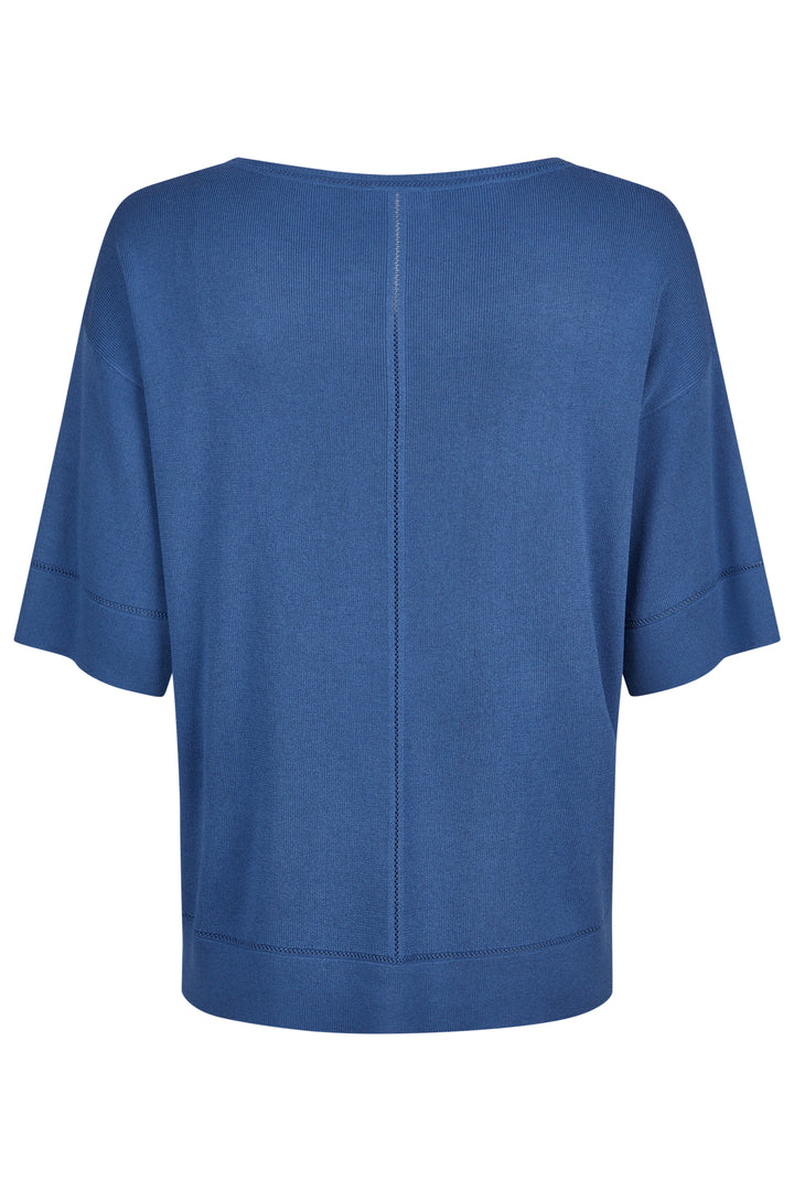 Barbara Lebek 56740062 Blue Short Sleeve Jumper