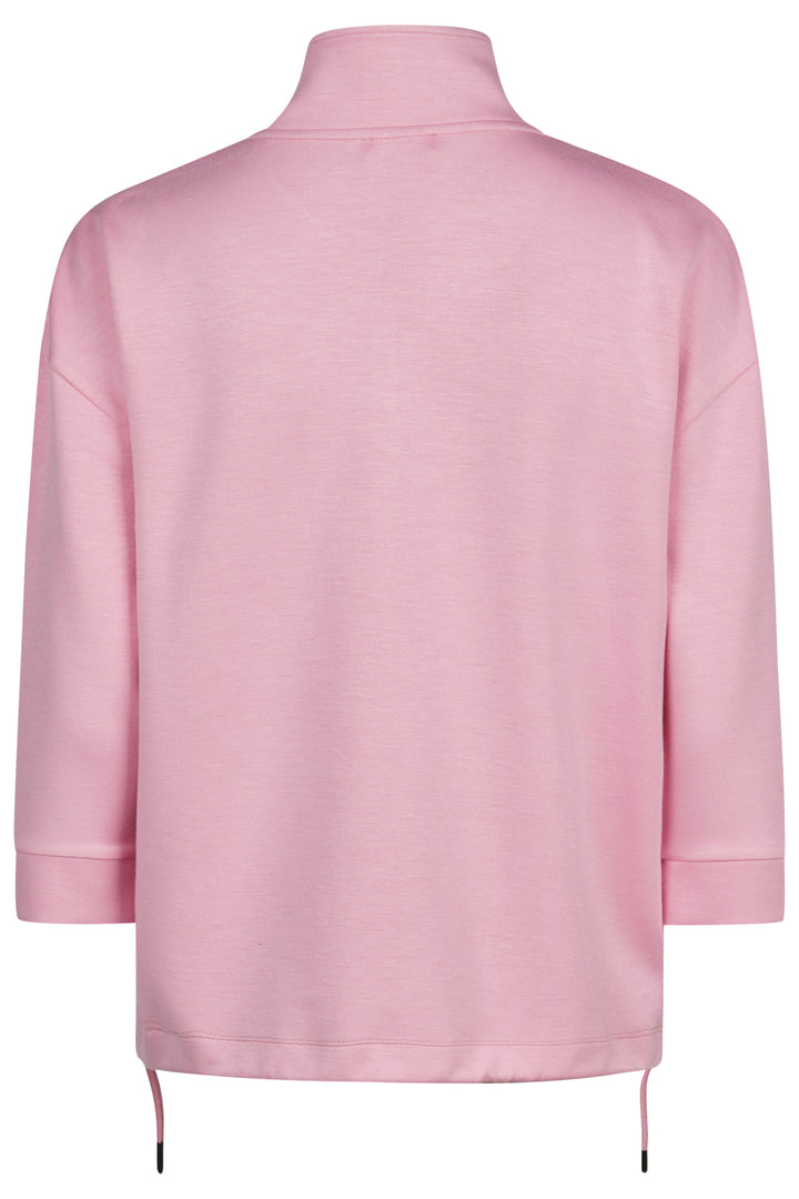 Barbara Lebek 57010062 Pink Zip Front Sweat Jacket