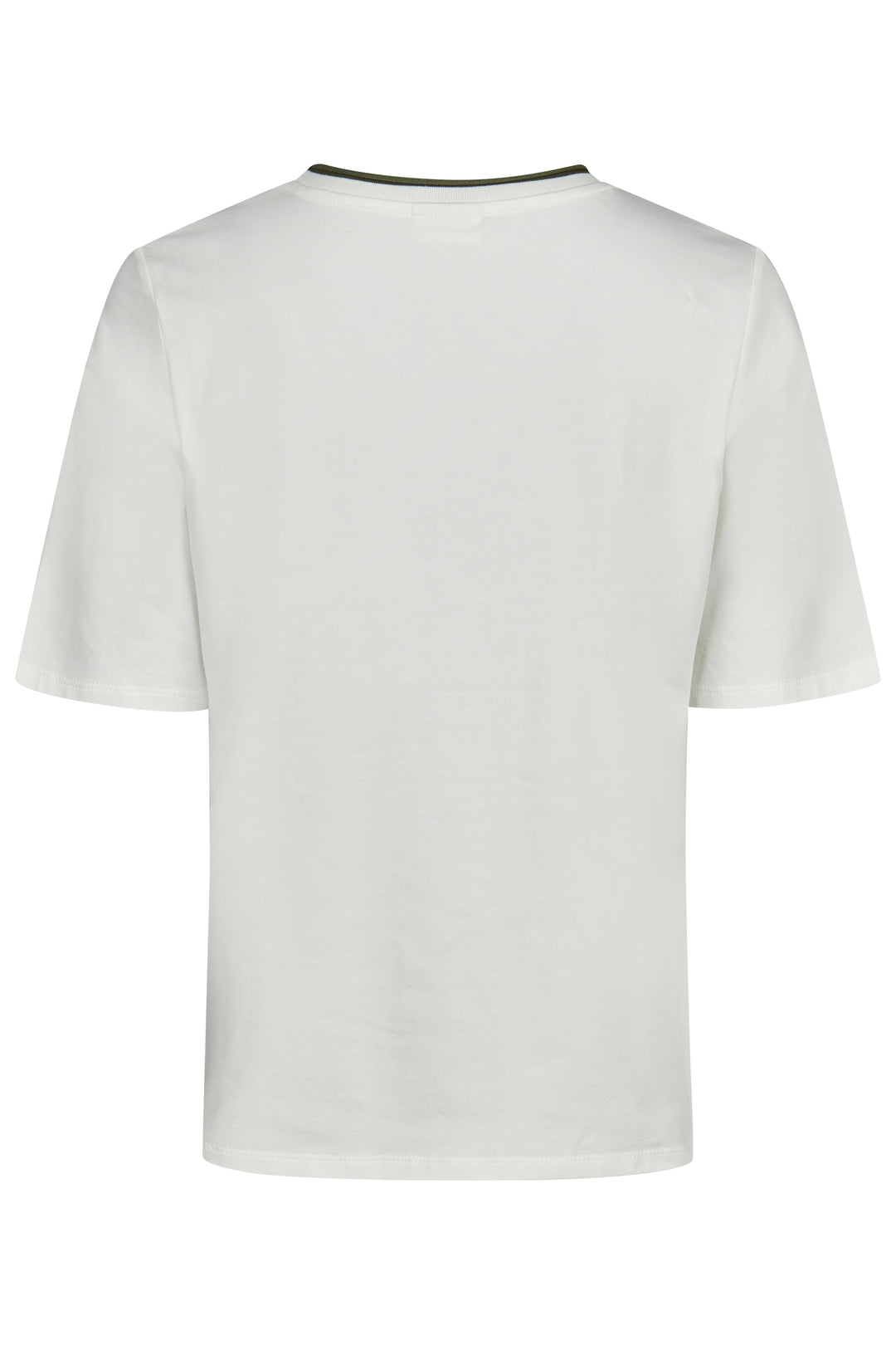 Barbara Lebek 57210062 Offwhite Flower Print T-Shirt