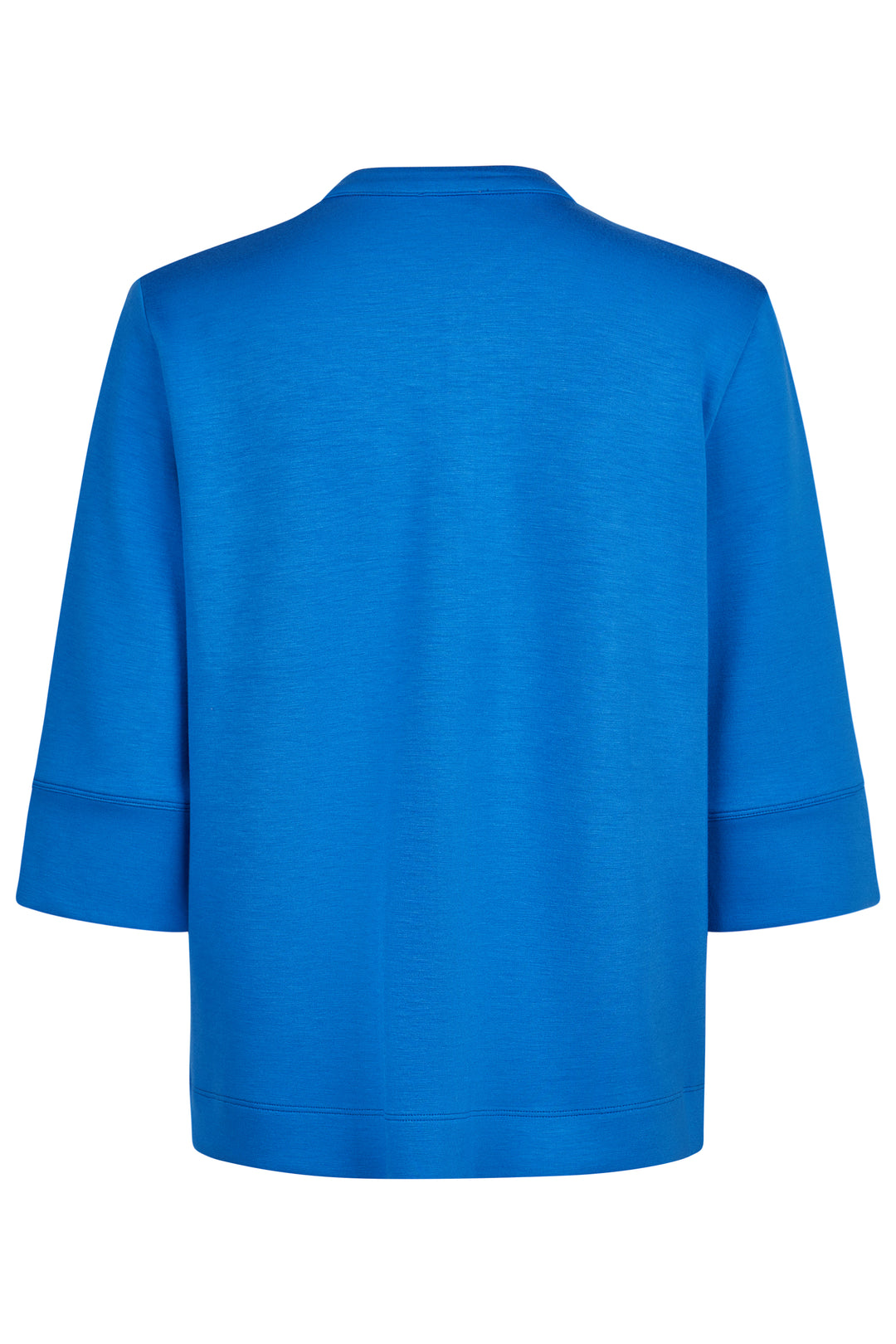 Barbara Lebek 57510062 Ocean Blue Zip Front Jersey Jacket