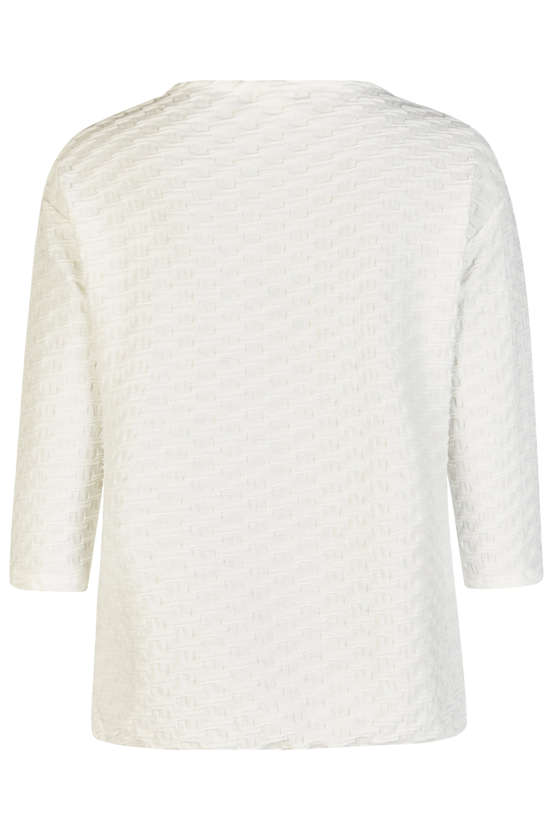 Barbara Lebek 60100062 Offwhite Textured T-Shirt