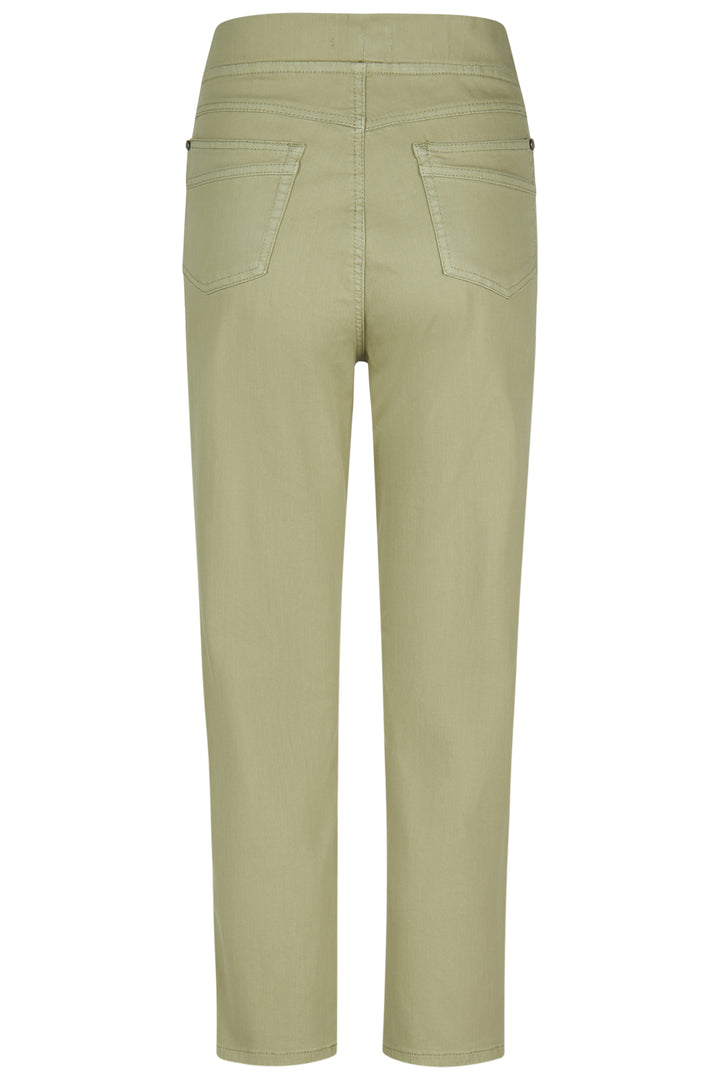 Barbara Lebek 62070062 Khaki Green Pull-On Trousers