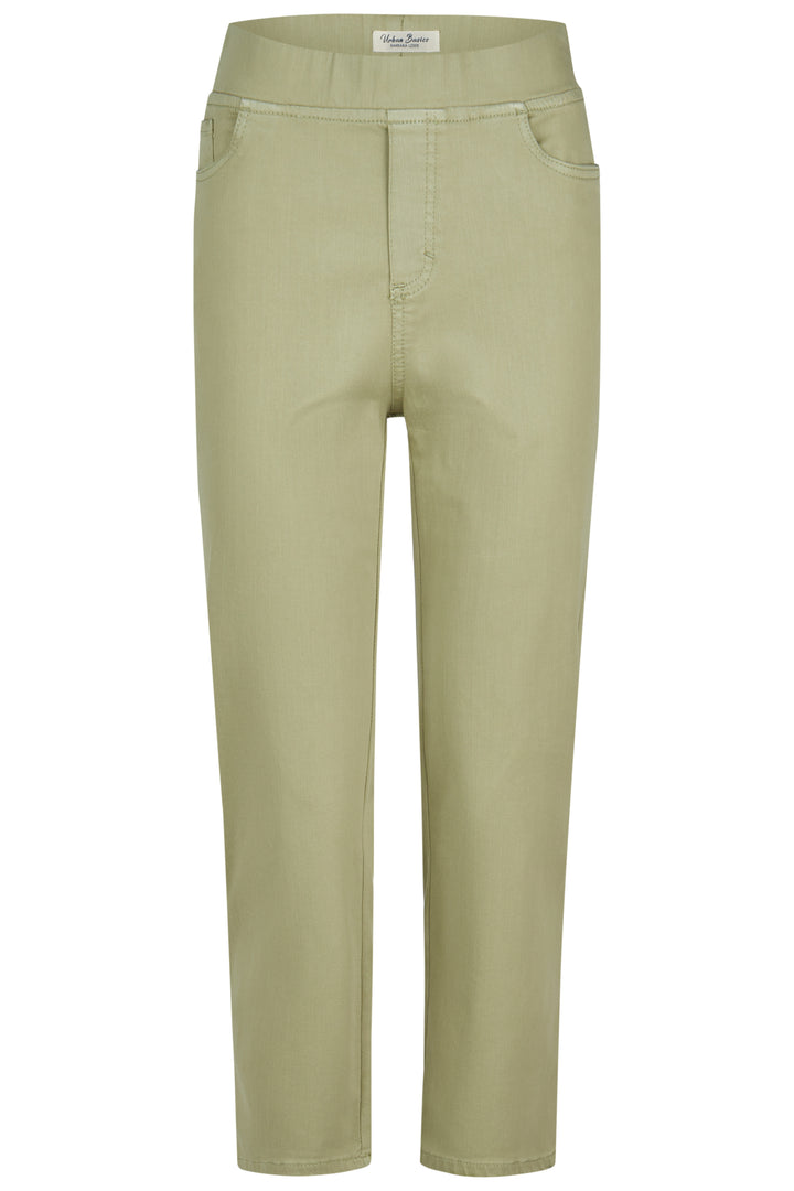 Barbara Lebek 62070062 Khaki Green Pull-On Trousers