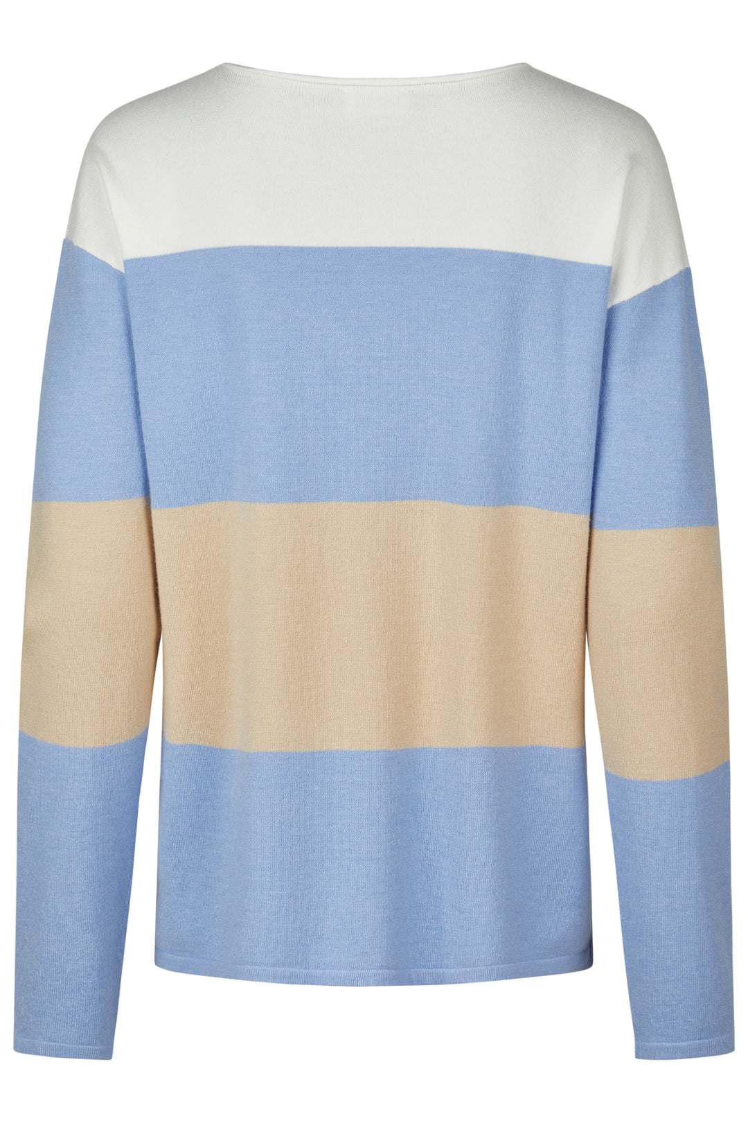 Barbara Lebek 65090062 Sky Blue Striped Jumper