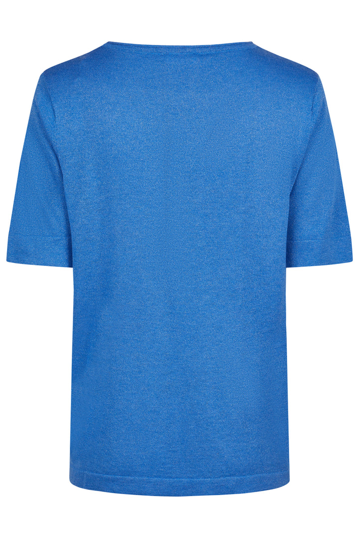 Barbara Lebek 65270062 Ocean Blue Shimmer Knitted Top