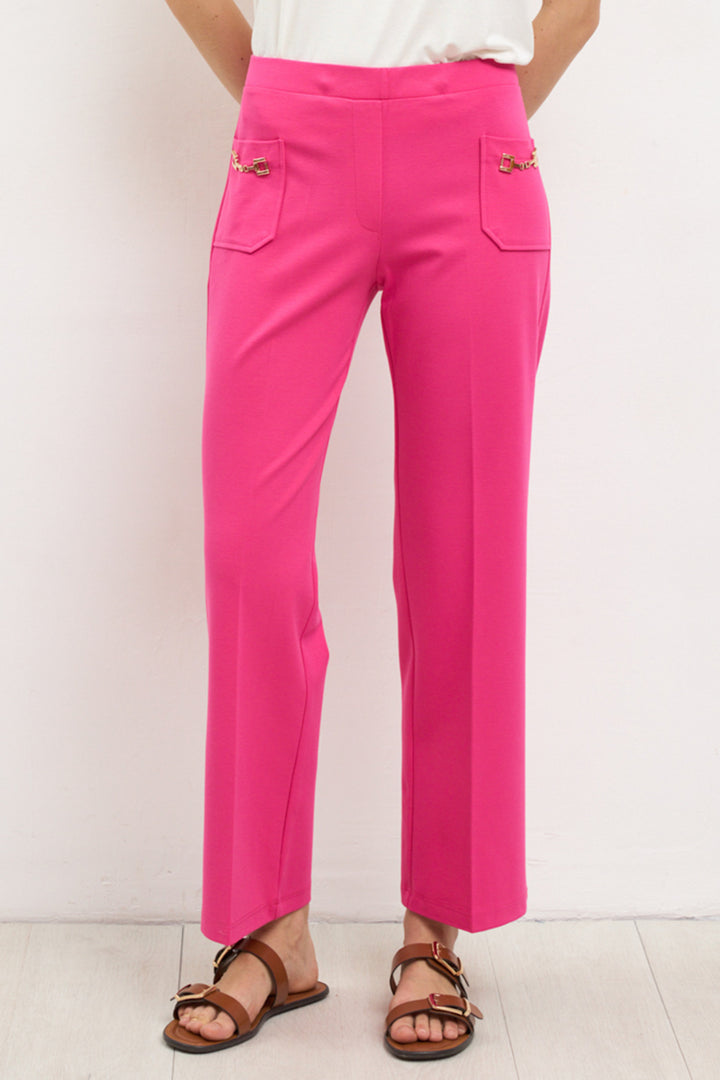 Bariloche Gacela Fuchsia Pink Pull-On Trousers
